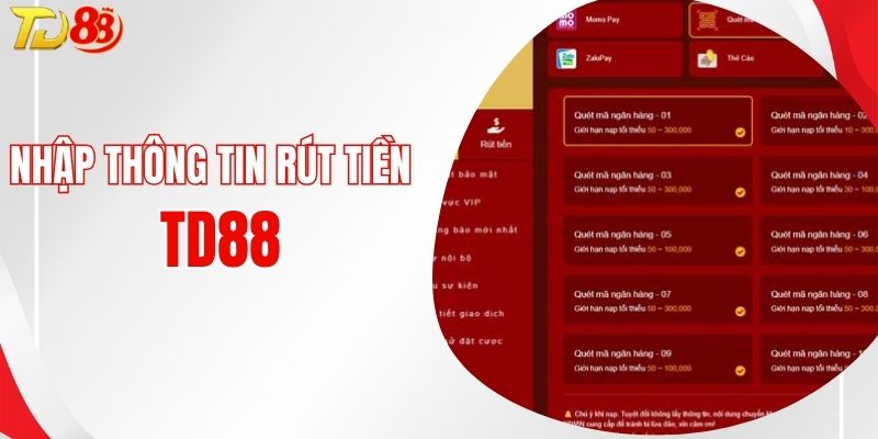 Điền đầy đủ thông tin theo yêu cầu của TD88